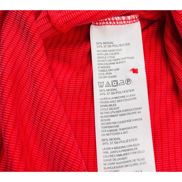 Tommy Bahama Island Zone Men's size XL Polo Shirt Red Short Sleeves Modal - Picture 4 of 5